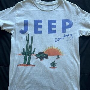 Vintage inspired jeep tee